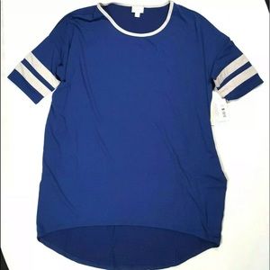 NWT LuLaRoe IRMA Blue Athletic Style Tunic